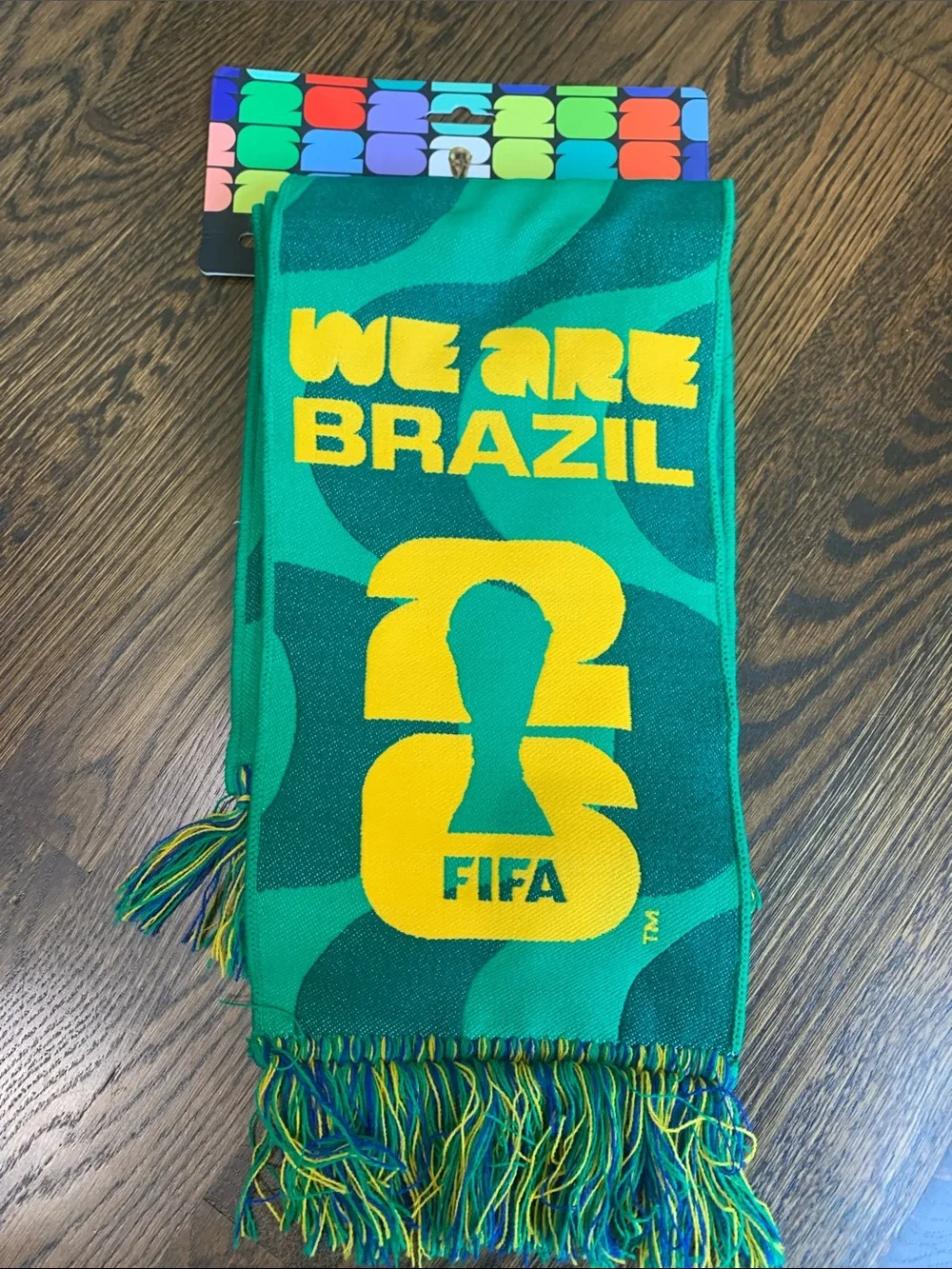 NWT Official  26 World Cup FIFA Brazil Fan Scarf